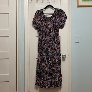 Maurices off the shoulder maxi floral dress